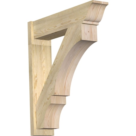 Ekena Millwork Balboa Traditional Rough Sawn Outlooker, Douglas Fir, 8"W x 34"D x 38"H OUT08X34X38BOA01RDF
